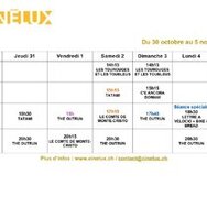 Programmation du 30 octobre au 5 novembre 2024