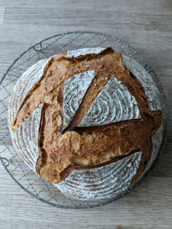 Sauerteigbrot auf die Eins