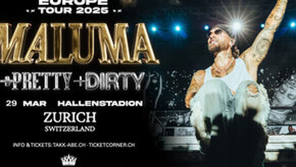 Maluma spielt am 29.03.2025 in Hallenstadion Zurich