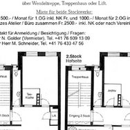 Schönes Atelier / Büroräume zur Zwischennutzung