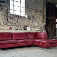 Cor Ledersofa Couch Conseta Klassiker