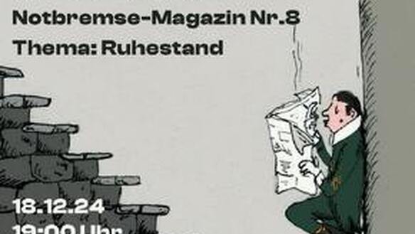 Die Notbremse «Ruhestand» Magazin-Release & Comic-Lesung