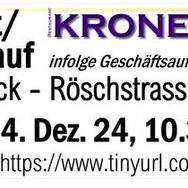 Rausverkauf/Flohmarkt Rest. Kroneck Sa 14.12.24