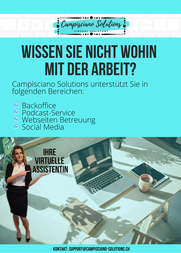 Zuviel Arbeit - kein Problem für die Virtuelle Assistenz!