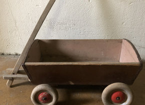 Antiker Kinder-/ Spielwagen