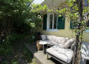 Zentrale 3.5-Zimmerwohnung (möbliert) mit Garten