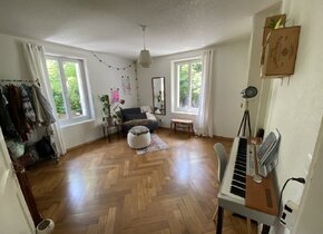 Zentrale 3.5-Zimmerwohnung (möbliert) mit Garten