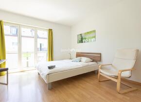 Möbliertes 1-Zimmer-Apartment mit Balkon in der Innenstadt Zürich