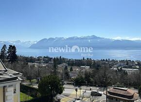 Appartement neuf en surélévation et vue imprenable sur le Léman