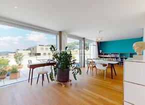 Splendide appartement en attique avec 2 terrasses spacieuses et vue