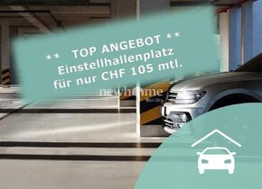 ** TOP ANGEBOT ** Einstellhallenplatz für nur CHF 105 mtl.