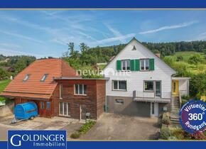 Mehrgenerationenhaus mit Baulandreserve an idyllischer Lage