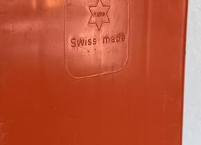 3x 70s Plaston Schallplattenständer vintage Swiss Made