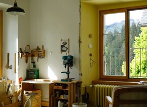 Sommerresidenz im Bergatelier in Graubünden