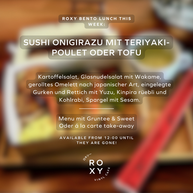 Sushi Onigirazu mit Teriyaki-Poulet oder Tofu
