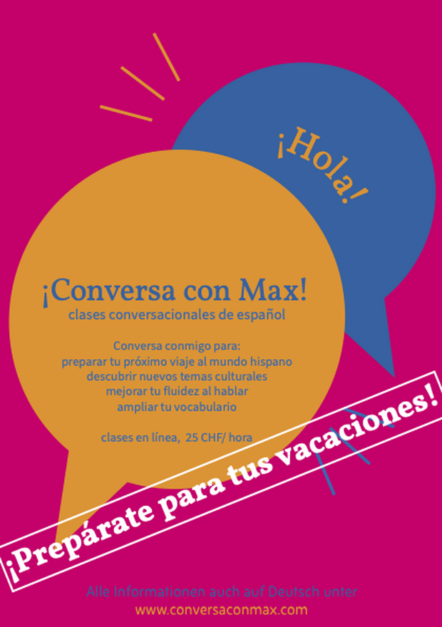 ¡Conversa con Max! - Clases conversacionales