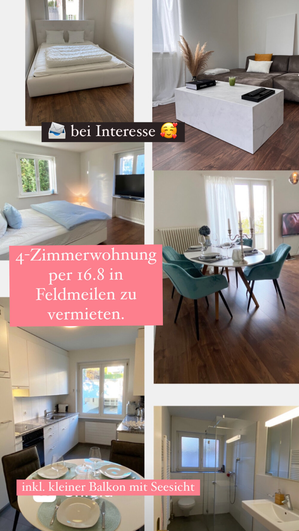 4-Zimmerwhg in Meilen (8706 ZH) mit Seeblick per 16.8 zu...