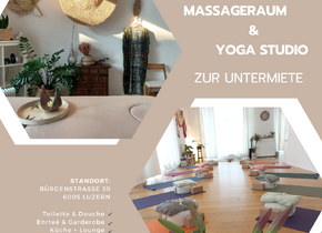 Yogastudio & Massageraum zur Untermiete