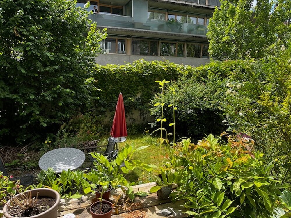 3- Zimmerwohnung Altbau mit eigenem Garten zum Tausch in...
