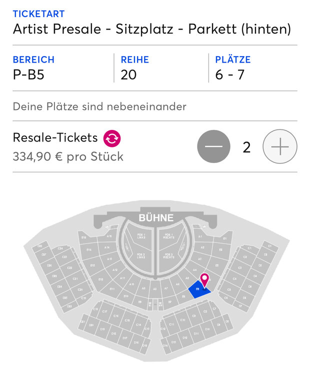 2x ADELE Konzert-Tickets ZUM 1/2 PREIS: 16.08.2024, München
