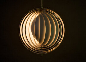 Verner Panton Moon Lamp - Original Vintage Hängelampe