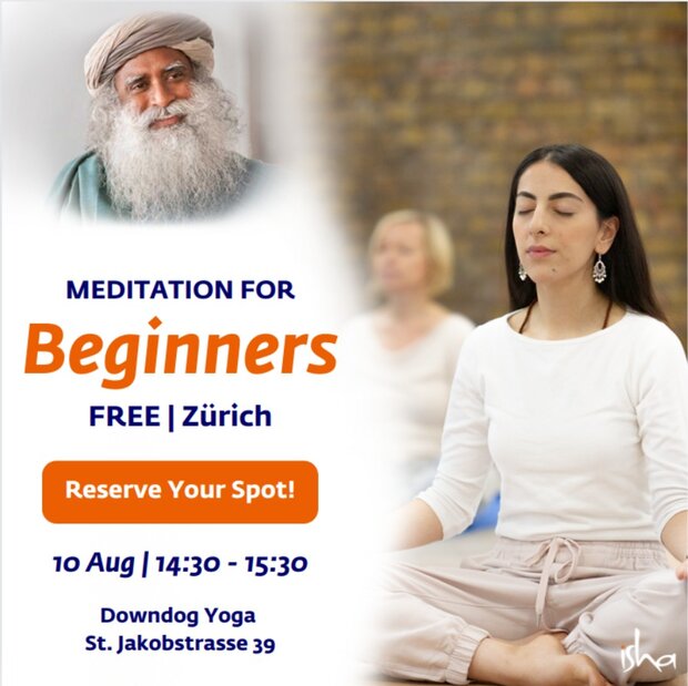 Free Meditation session for beginners 10. August,...