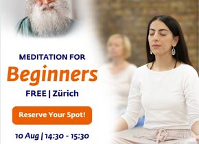 Free Meditation session for beginners 10. August,...