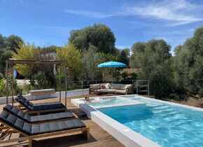 Hideaway mit Pool und Meersicht im Olivenhain von Apulien