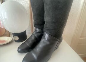 Original Vintage Lammfellstiefel aus den 70igern