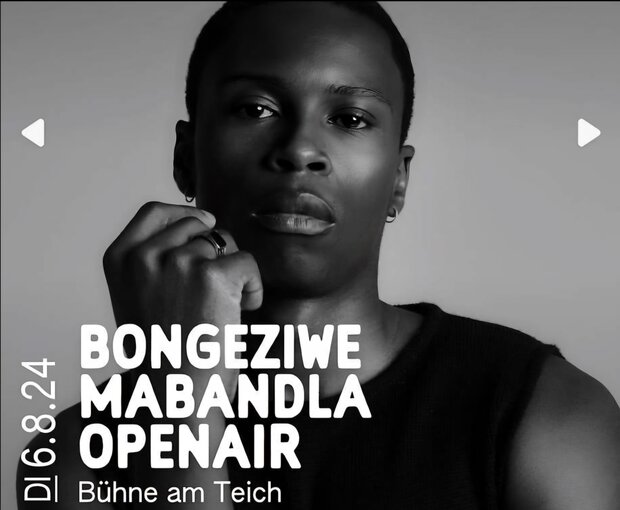 2 Tickets Bongeziwe Mabandla Openair am 6.8.24 Mühle Hunziken