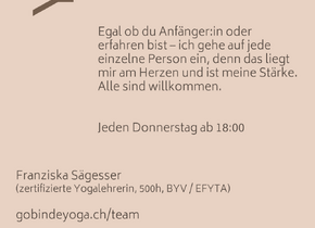 Ganzheitlich orientiertes Hatha Yoga im Kreis 4