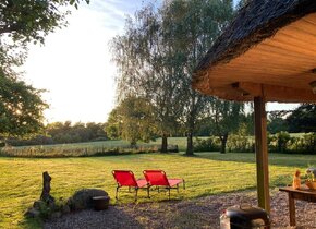 Rustikales Reetdachhaus an der Flenburger Förde zu...