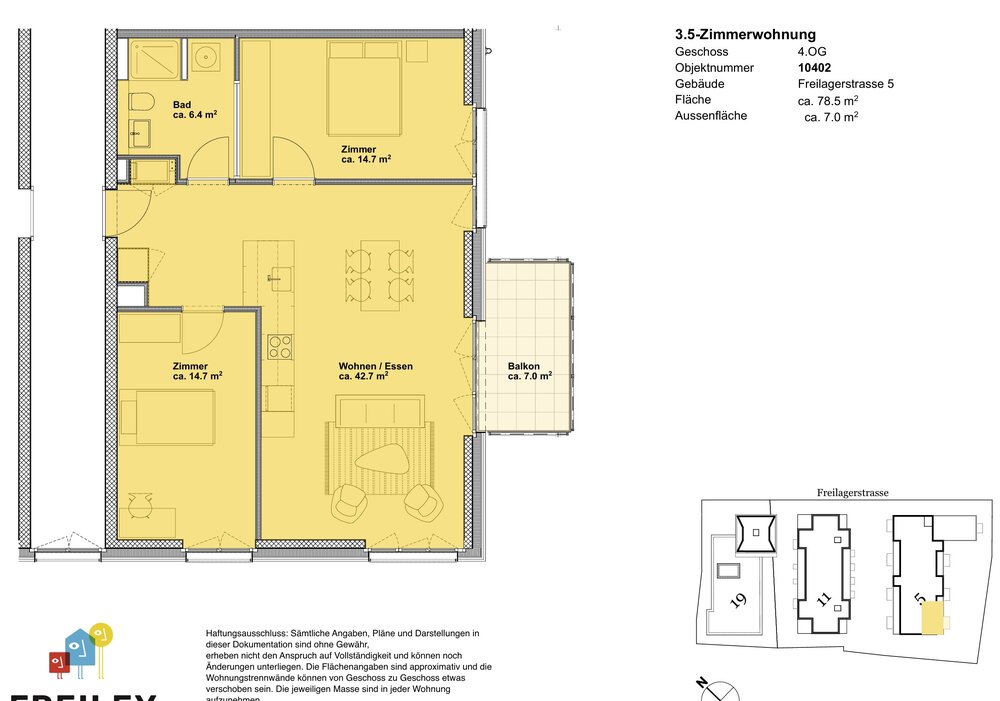 Erstbezug / First-time occupancy 3.5 - Zimmer Wohnung mit...