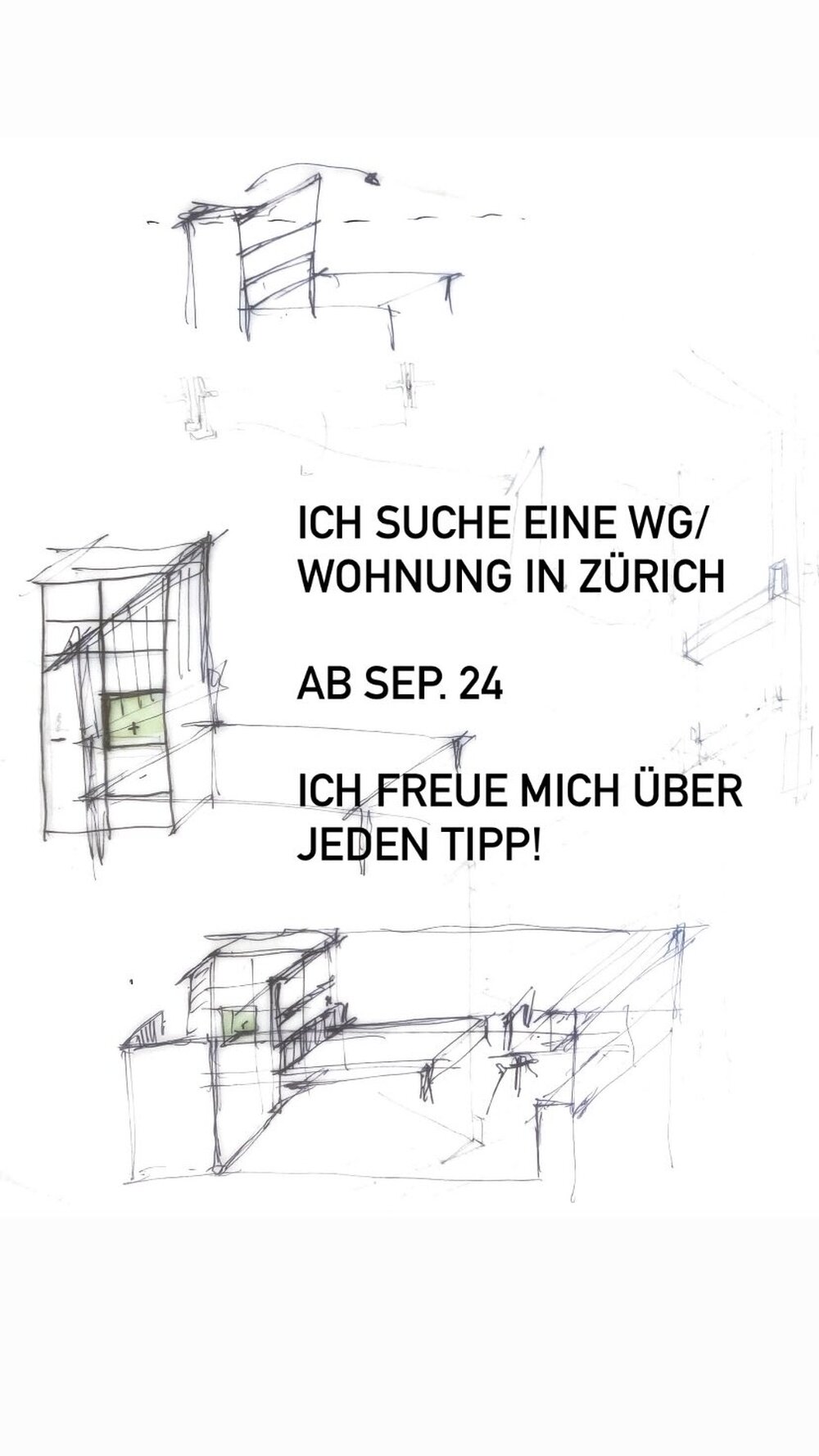 Ich suche eine Wohnung in Zürich