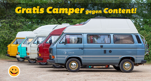 Gratis Camper gegen Content!