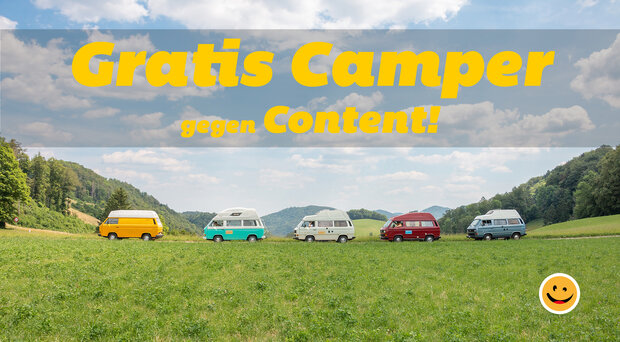 Gratis Camper gegen Content!