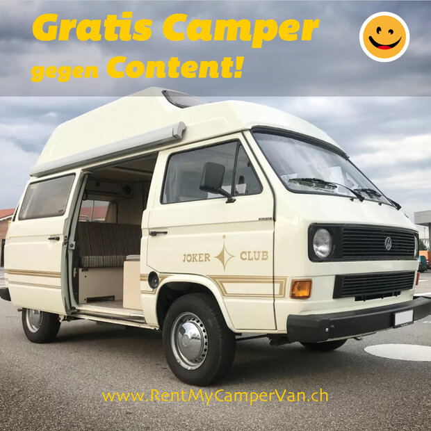 Gratis Camper gegen Content!