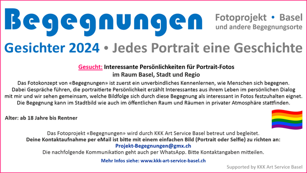 Suche für Fotoprojekt "Begegnungen - Gesichter 2024...