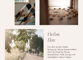 Retreat im November: Herbstsonne, Yoga + Selfcare