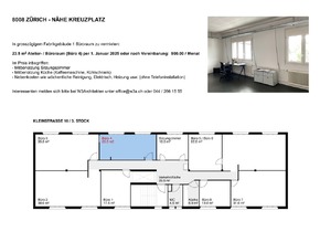 Atelier-/Büroraum