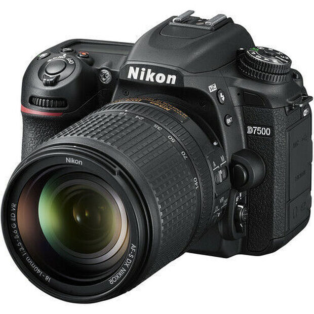 Nikon D D7500 20.9MP Digital SLR Camera - Black w/ 18-140mm