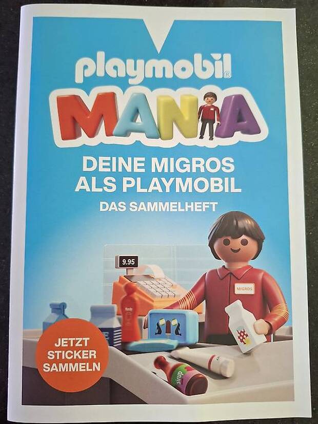 Migros Mania Playmobil Sticker