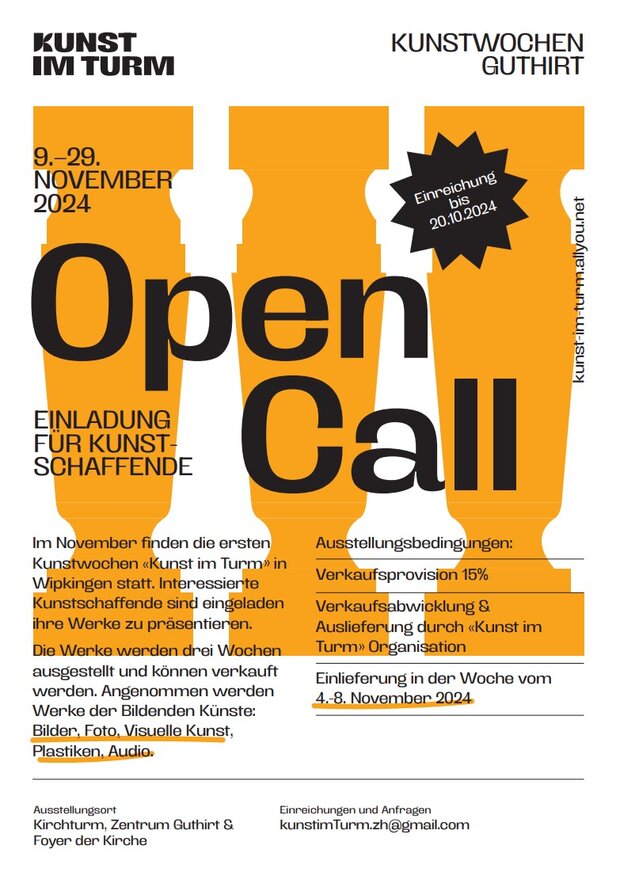 Open Call für Ausstellung "KunstImTurm"