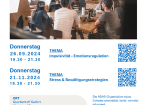 ADHS-Stammtisch Event für Erwachsene von elpos in Zug