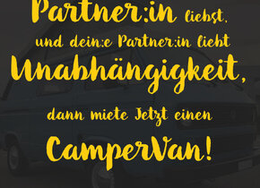 Sommer verlängern! CamperVan mieten!