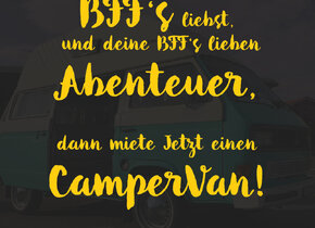 Sommer verlängern! CamperVan mieten!