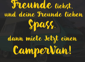 Sommer verlängern! CamperVan mieten!