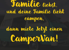 Sommer verlängern! CamperVan mieten!