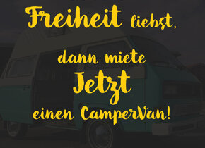 Sommer verlängern! CamperVan mieten!