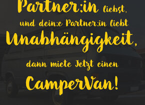 Sommer verlängern! CamperVan mieten!